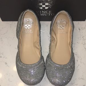 Vince Camuto Metallic Ballet Flats